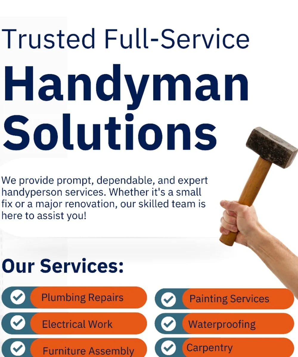 HandyNash handyman services advertisement visual
